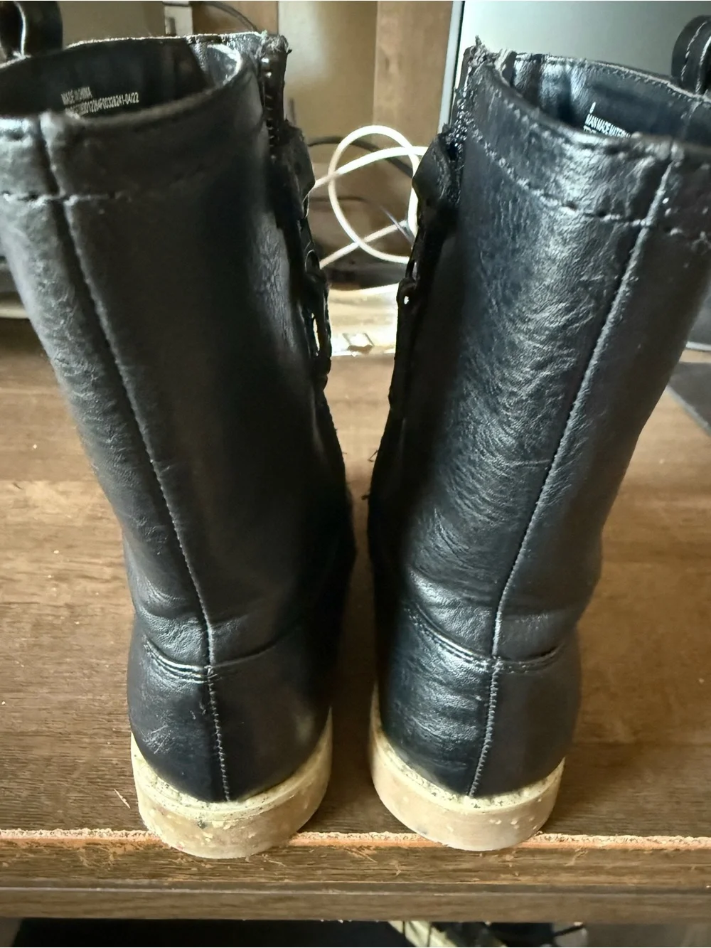 Cat & Jack Kids Black Mid-Calf Pull-On Boots for Toddlers
